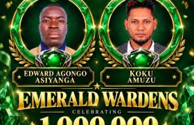 TWO LEADERS, ONE MILESTONE: NOBLE EDWARD AGONGO ASIYANGA AND NOBLE KOKU AMUZU RISE TO EMERALD WARDEN: